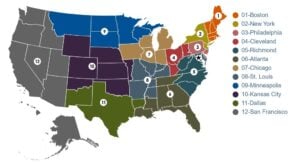 The 12 Federal Reserve Banks