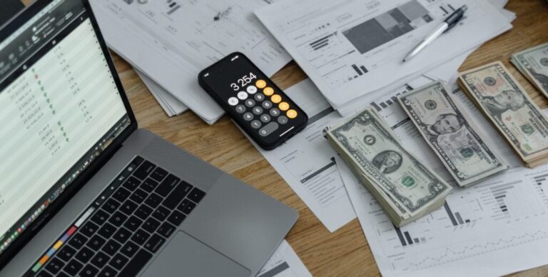 calculating wealth with spreadsheet